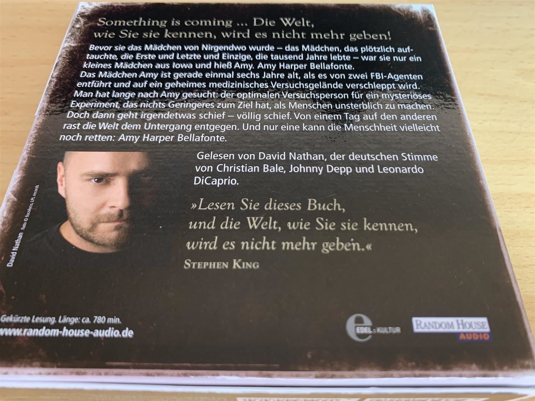 Audiolibri: Justin Cronin - Der Übergang - 10 CD's – Usato da Rikon im Tösstal venduto da Alpenmutz 1