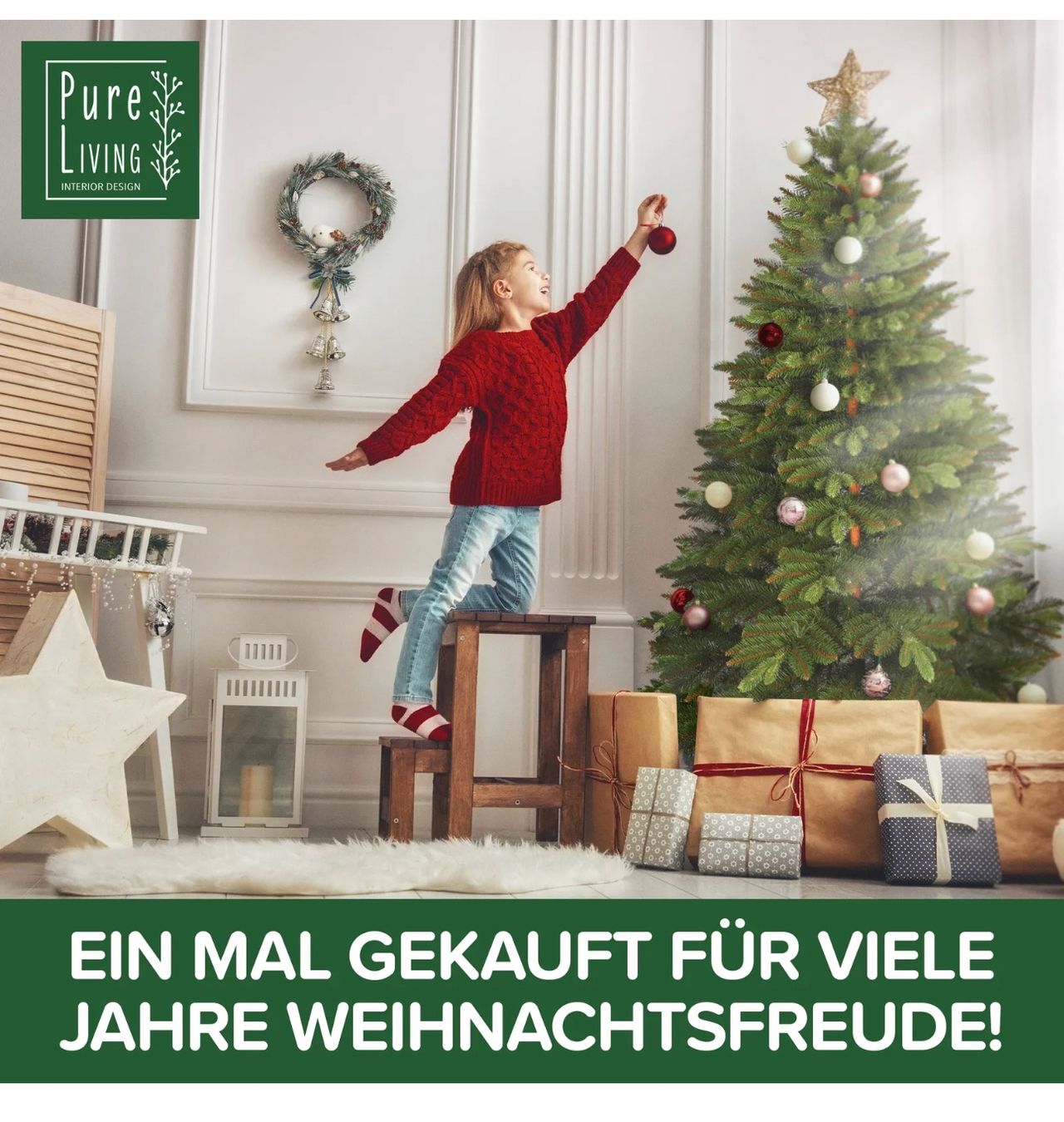 Alle Dekorationen: +deluxe  Weihnachtsbaum Christbaum Tannenbaum 220 cm – Neu und originalverpackt aus Amriswil von JaJa-Express 6