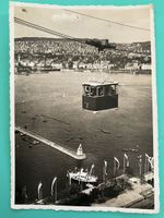 Seilbahn über der Zürichsee 1939 Landesausstellung
