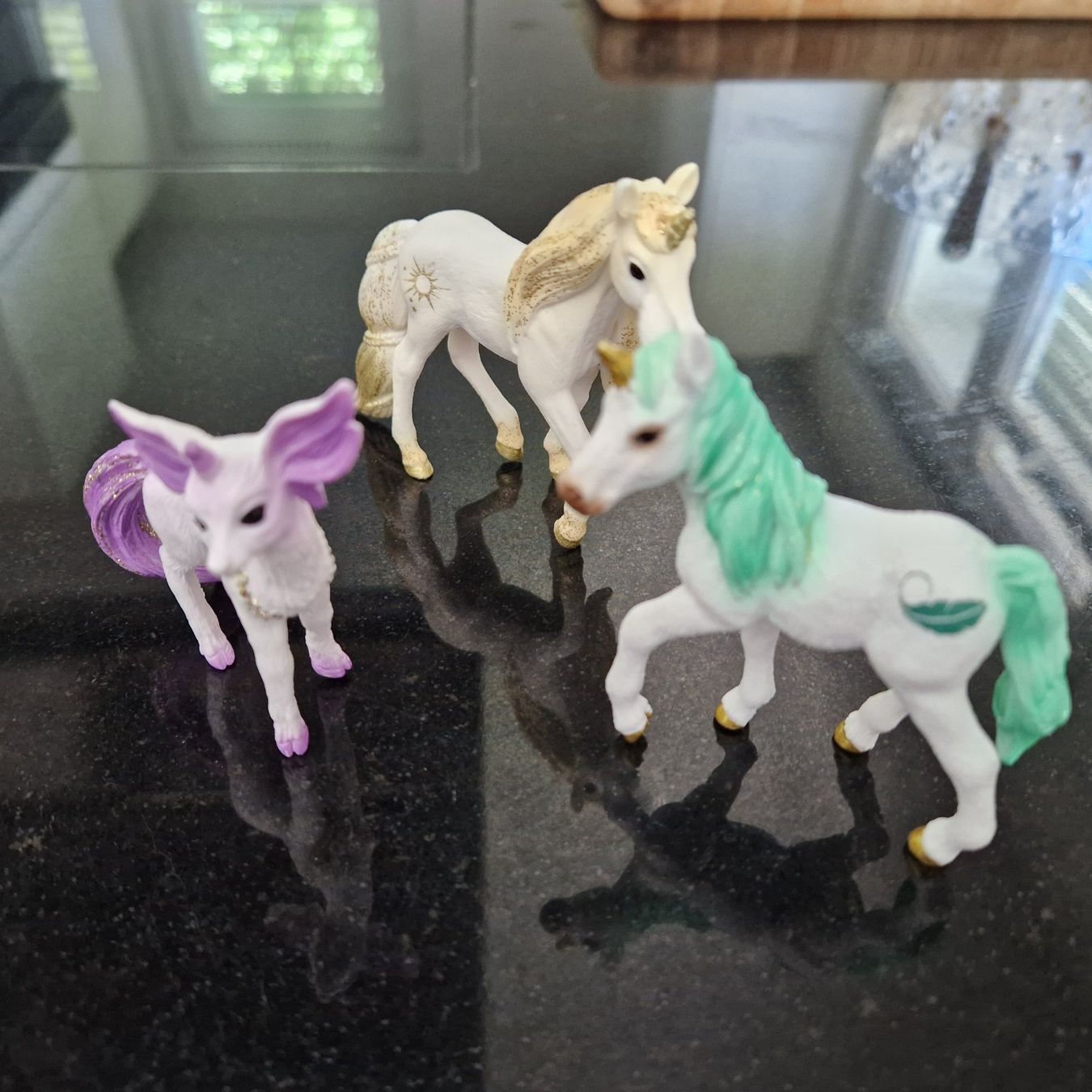 Schleich Statuette: Schleich 3 Einhörner, neuwertig – Usato da Gränichen venduto da sunchi07