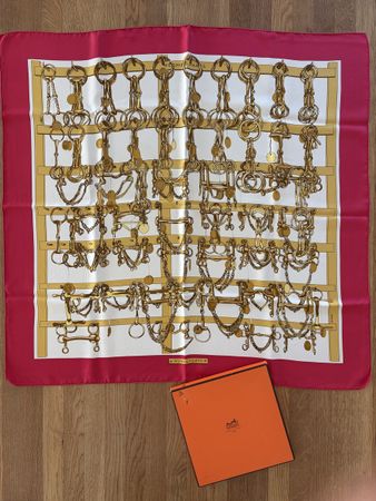 Hermès Paris Carré 90 „Mors & Filets“ – Françoise Héron 1966