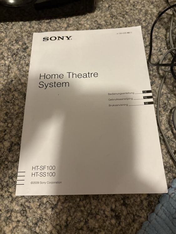 Sony Home Cinema: SONY home theatre HT-SF 100 – Nuovo (secondo la descrizione) da Herzogenbuchsee venduto da warrior77 9
