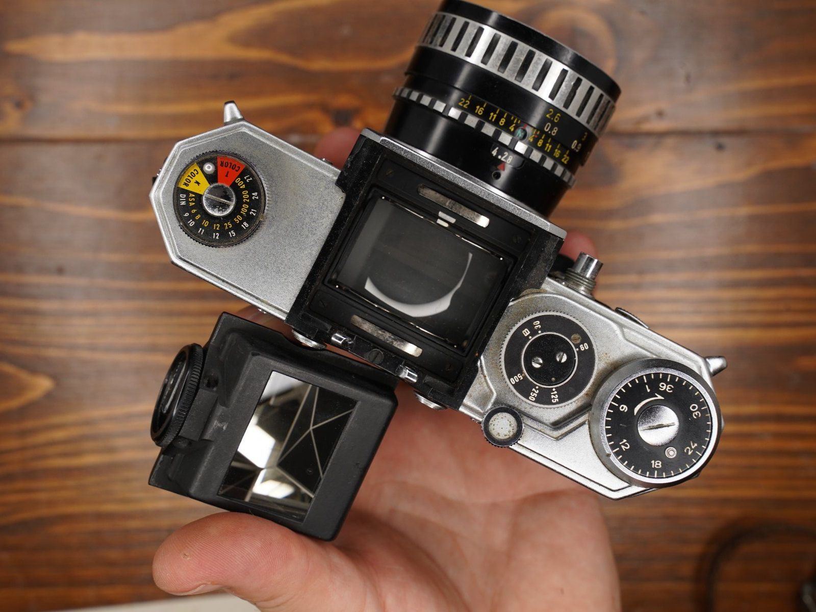 Edixa Fotocamera: Edixa-Flex, Auto Cassaron 50mm f2.8 mit case – Difettoso da Bern venduto da FotoStrobo.ch_Outlet 6