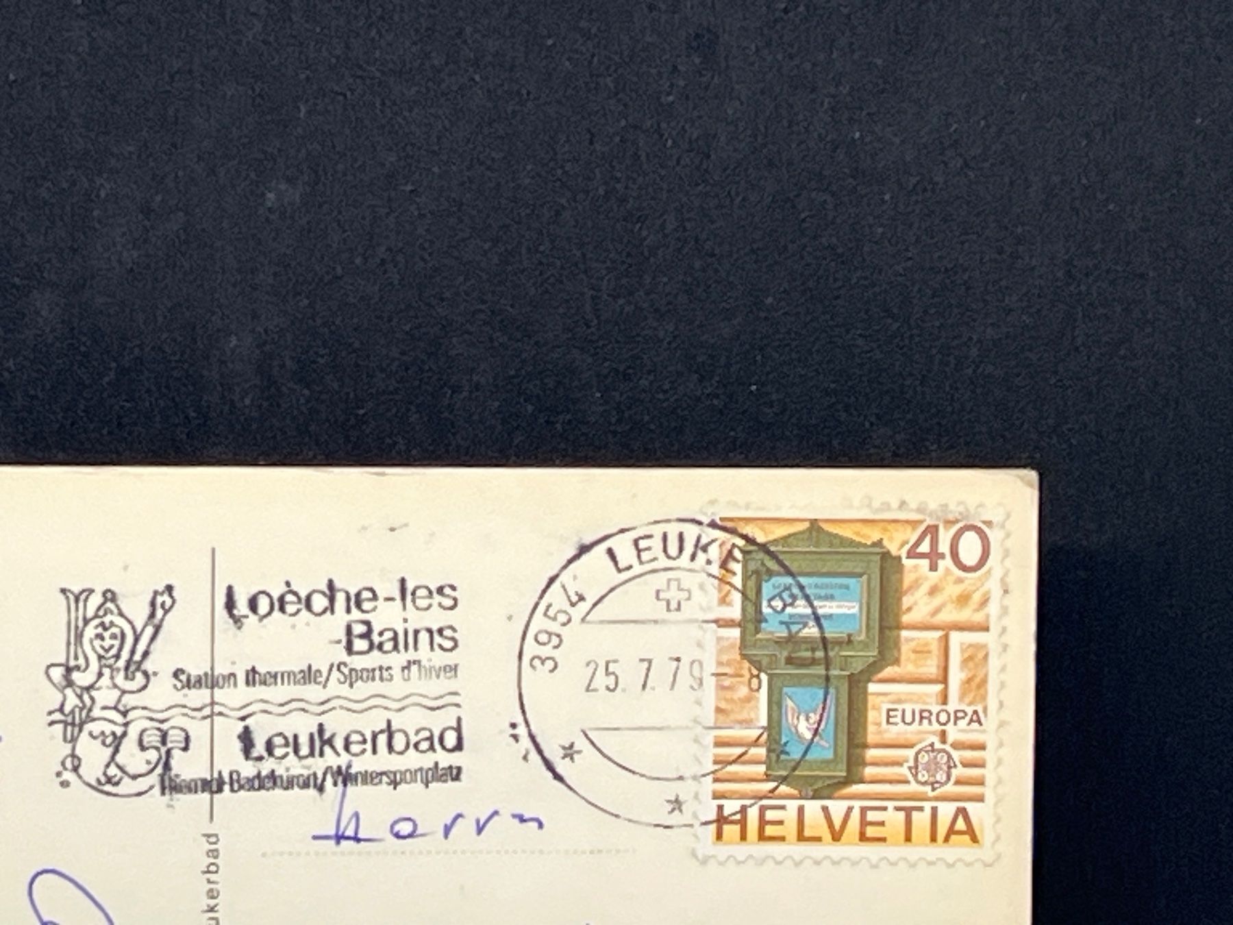 Cartoline postali: Thermalschwimmbad Leukerbad – Usato da Widnau venduto da Brusi9 1