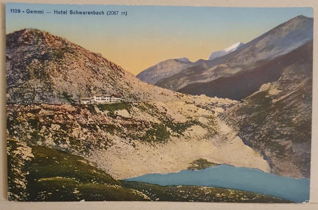 Cartes postales: GEMMI  -  Hôtel Schwarenbach – D'occasion à Delémont par Domdom1