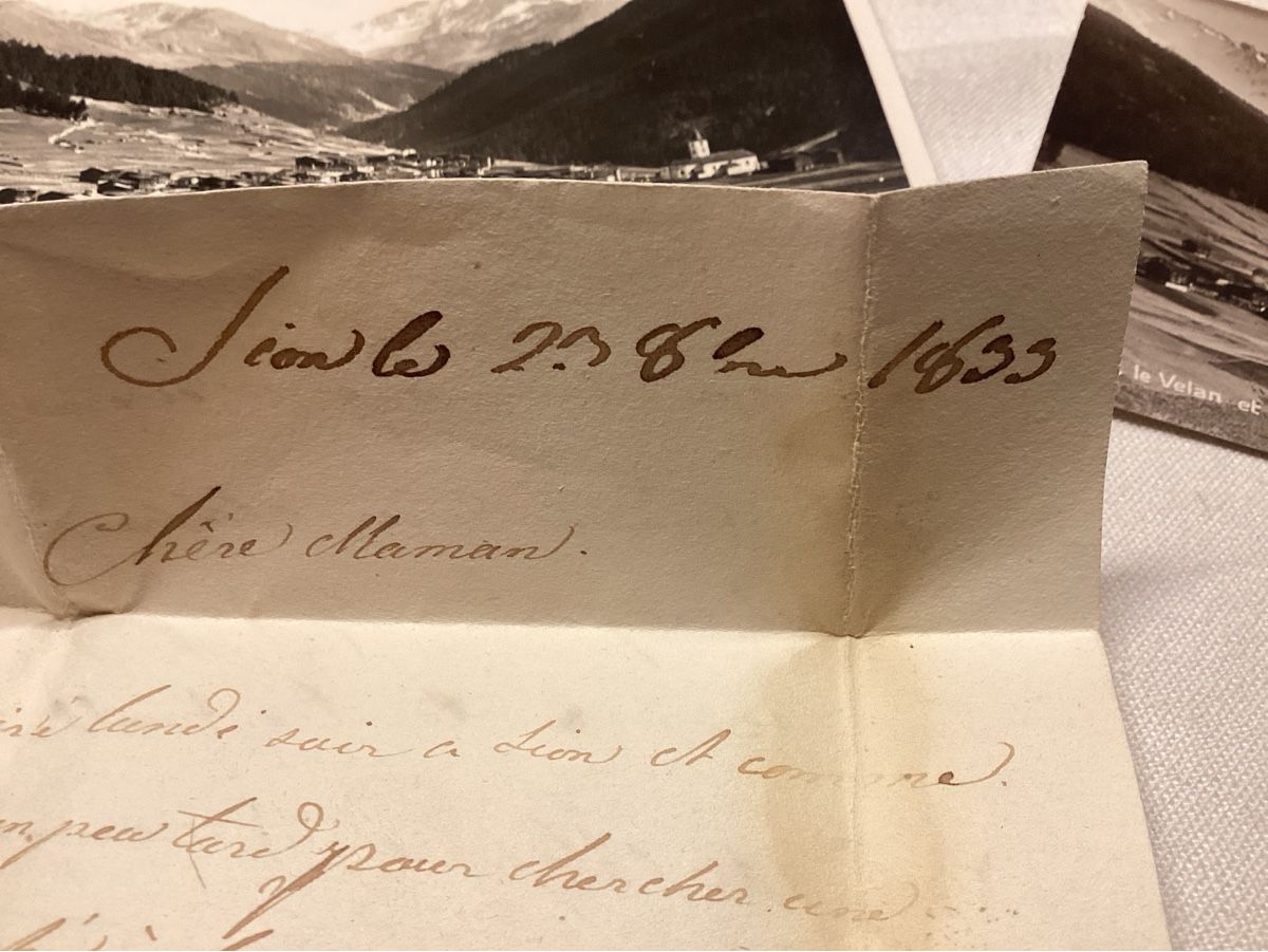 Cartoline postali: LIDDES 4 pièces  dés 1833 en lot – Usato da Luc (Ayent) venduto da Rebouille 5