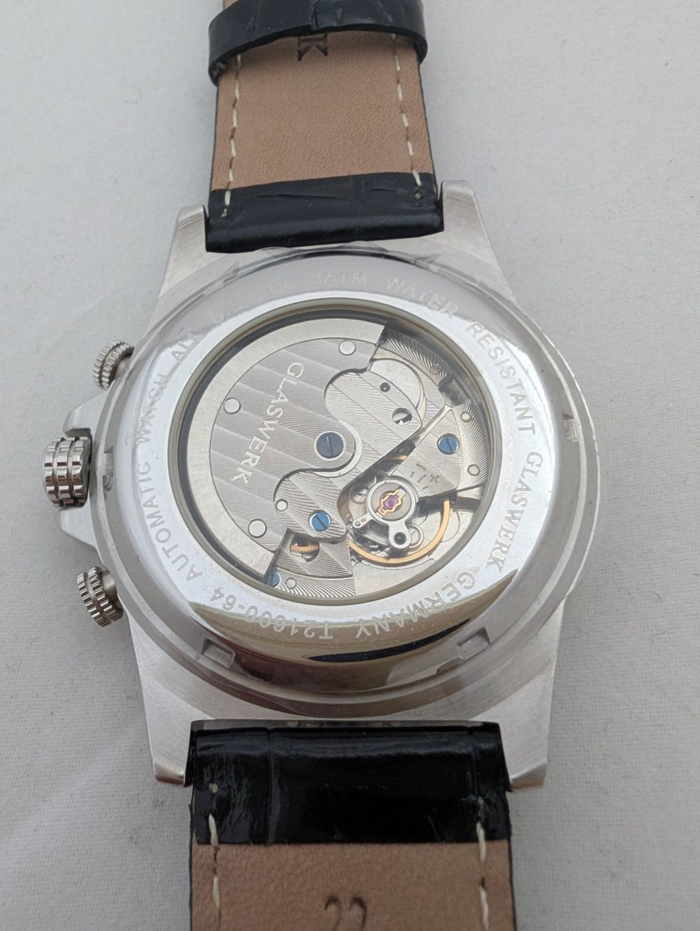 Trias Uhren: Glaswerk Automatic mit Datumsanzeige – Neu (gemäss Beschreibung) aus Ettingen von Kartenplanet 2