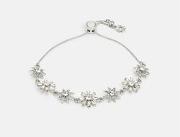 Marchesa BR ADJ STAR SLIDER - Armband, silver-coloured