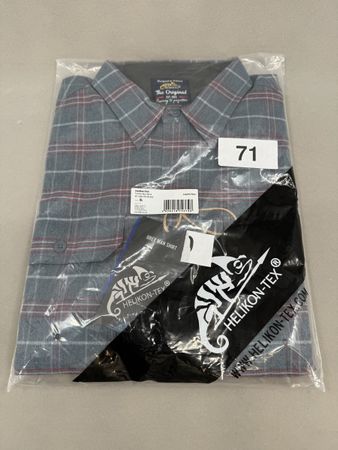 HELIKON KON-TEX Grey Man Shirt XL Graphit Plaid NEU & OVP