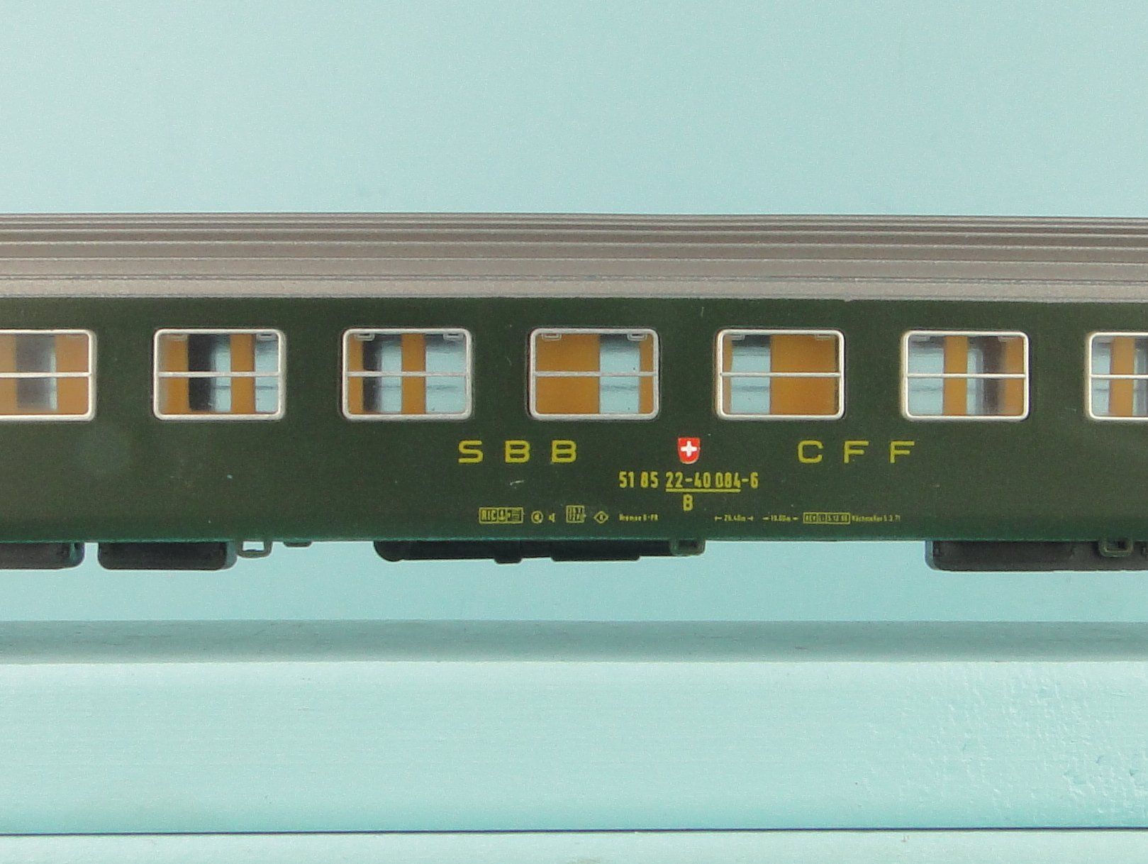 Liliput Modellini di ferrovie: Liliput 282 SBB RIC 2 Kl. – Usato da Bülach venduto da cann11 6