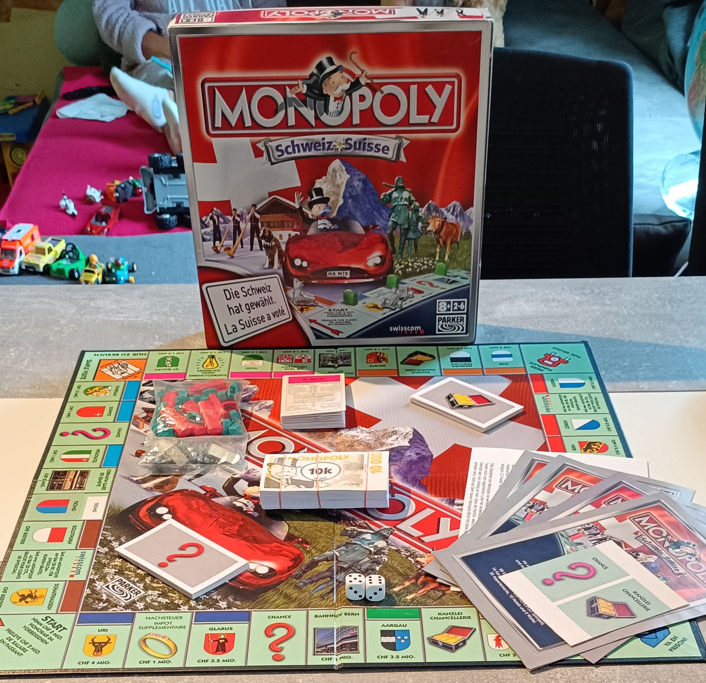 Parker Giochi: Monopoly Schweiz / Monopoly Suisse – Nuovo (secondo la descrizione) da Arbon venduto da Gatto81 1