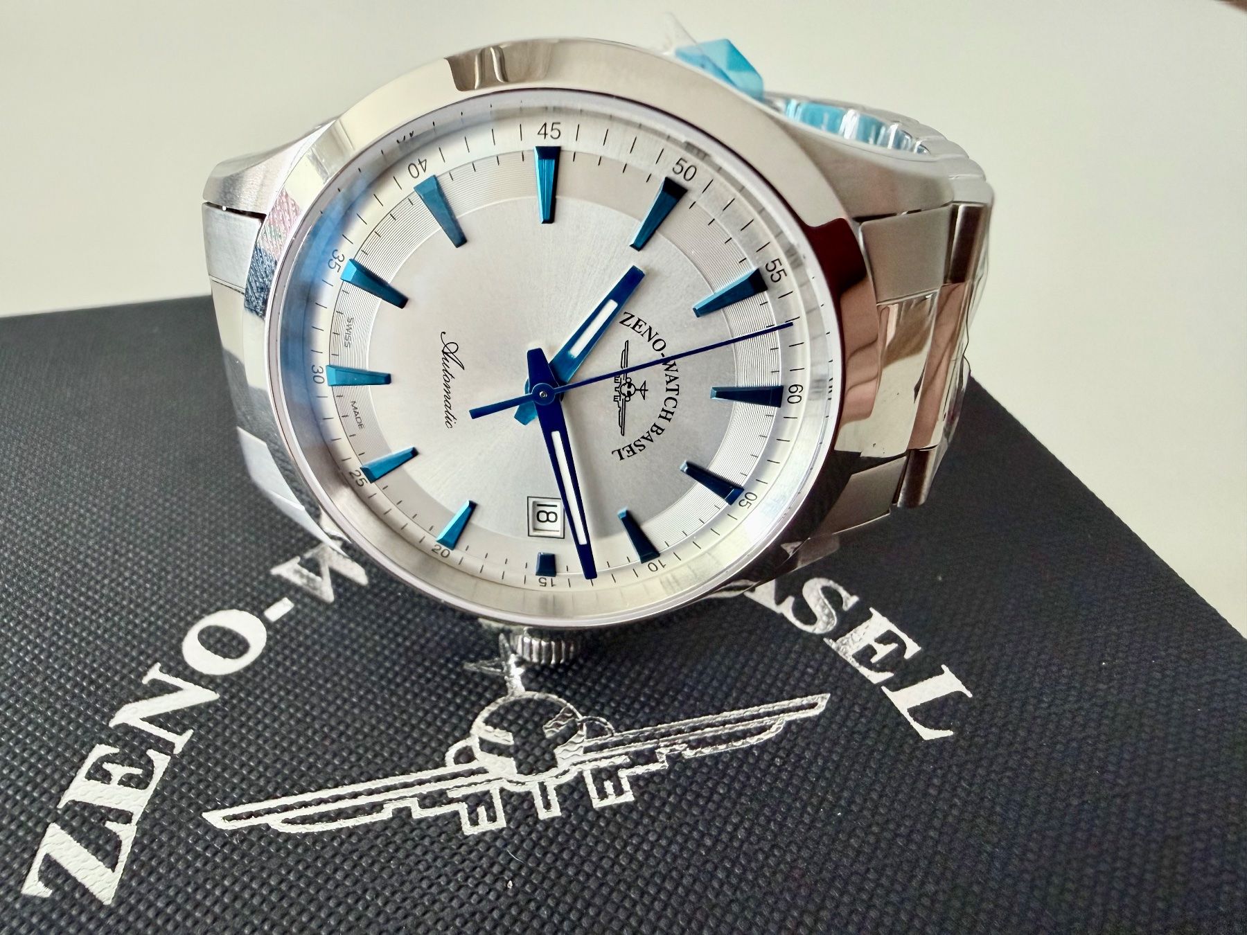 Zeno Uhren: ZENO Gentleman Automatic 2824, Retro Design, SRP Fr. 878.- – Neu und originalverpackt aus Le Mont-sur-Lausanne von LycaGallery