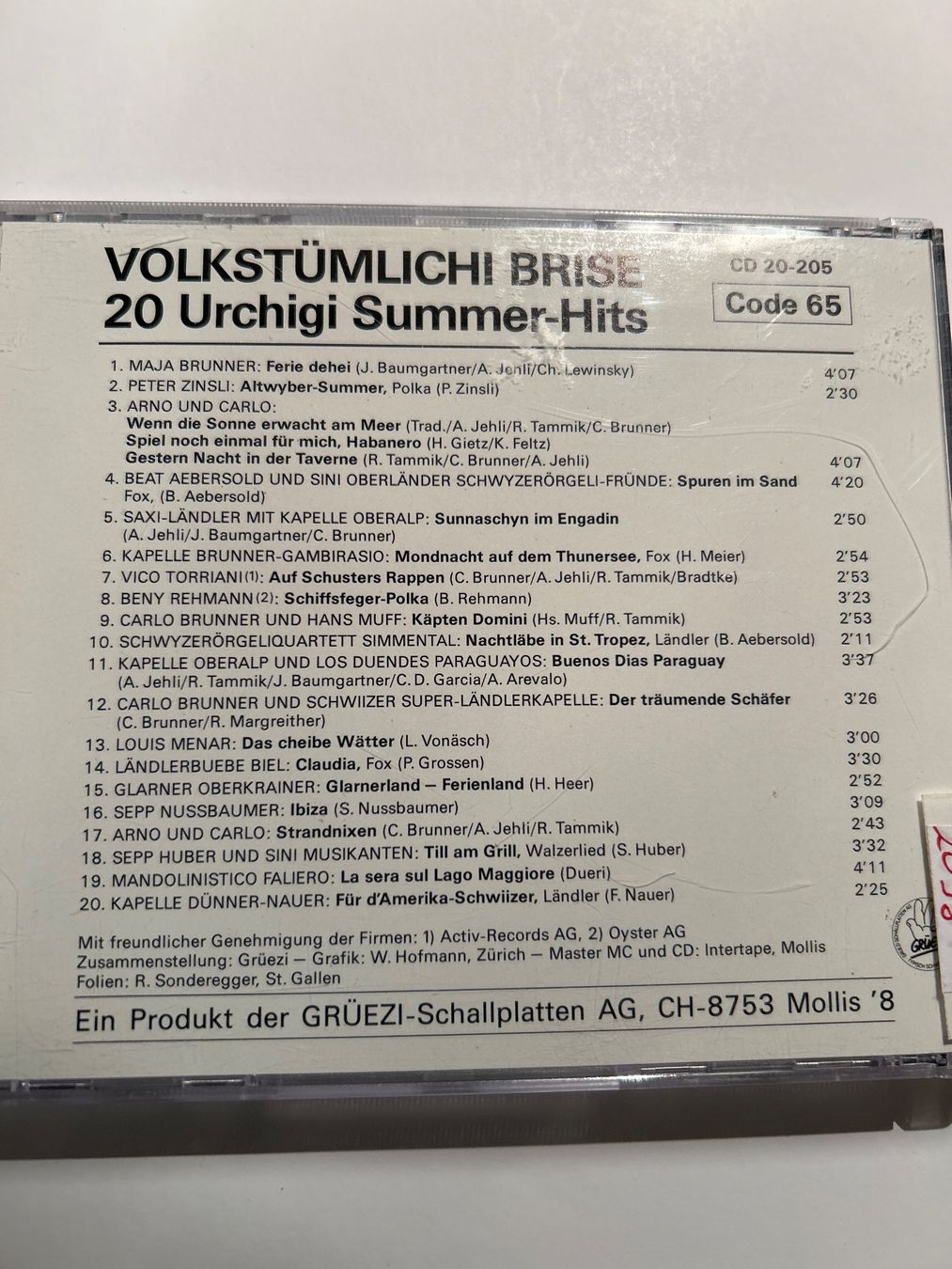 CDs: Volkstümliche Brise – D'occasion à Arth par Vrecam51 1
