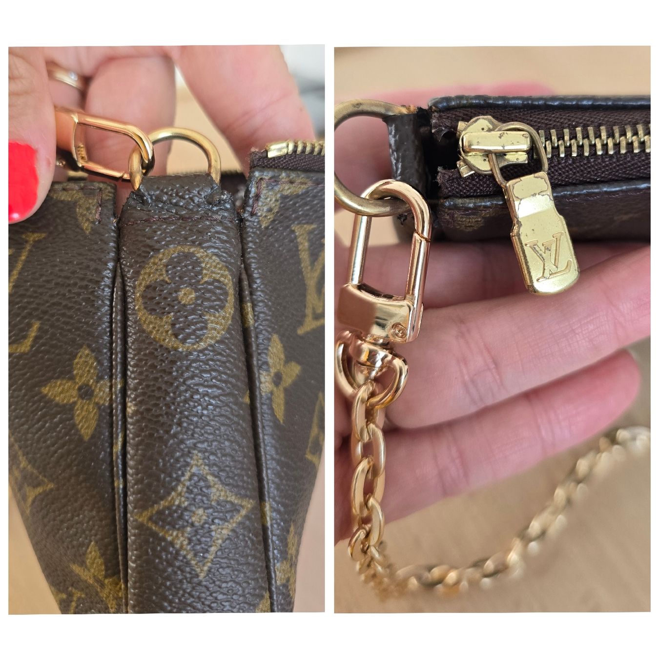 Louis Vuitton Sacs femmes: Louis Vuitton Pochette Accessoires Monogram Canvas – D'occasion à Niederteufen par Mira_72 5