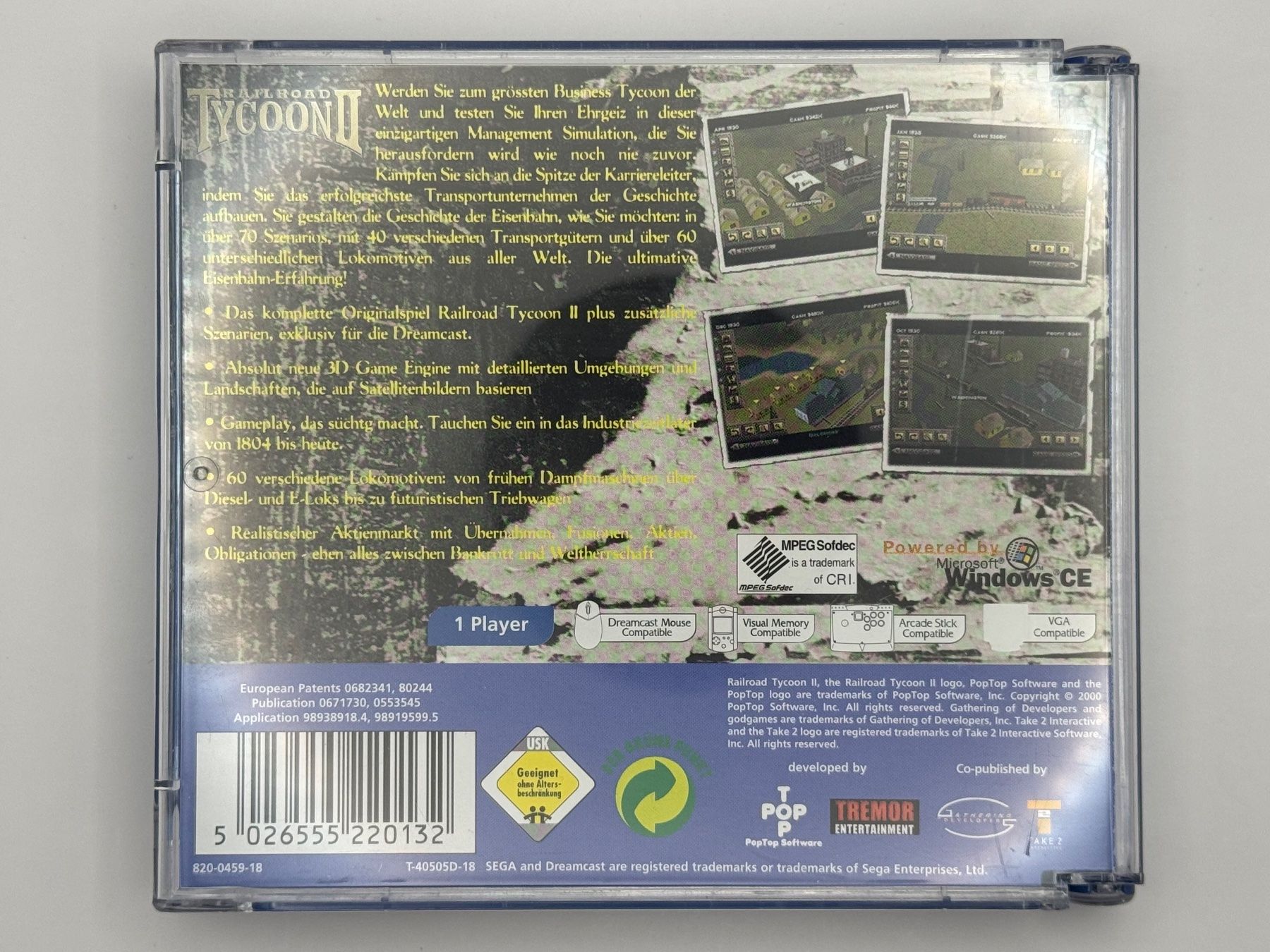 Sega Spiele: Dreamcast Railroad Tycoon II – Gebraucht aus Bettlach von awi_7jcb 1