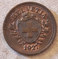 1 RAPPEN SCHWEIZ - JAHR 1927 / RAR