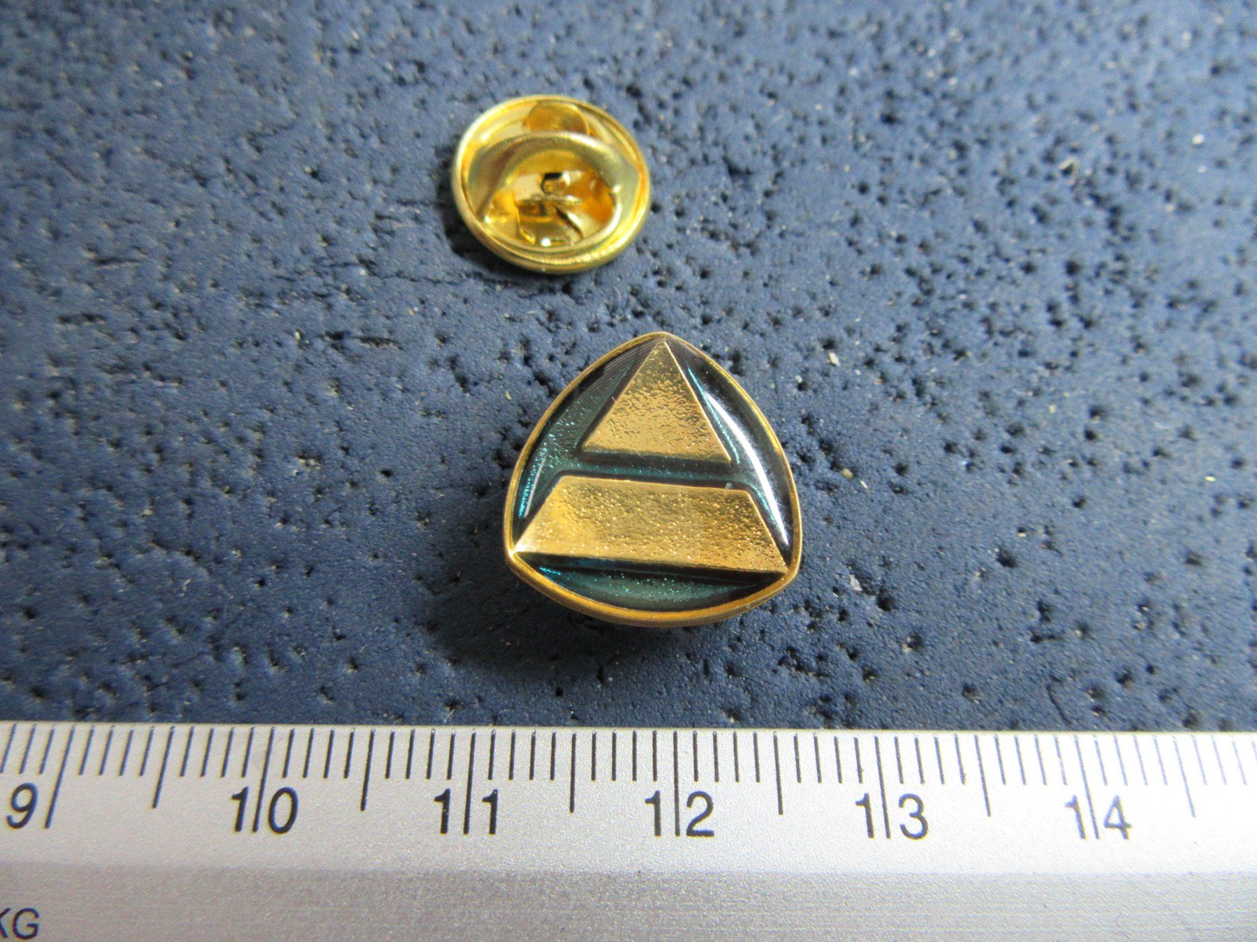 Plaketten & Abzeichen: AUTO BIANCHI AUTO LOGO PIN GLASIERT – Gebraucht aus Ettingen von Hausi4711 2