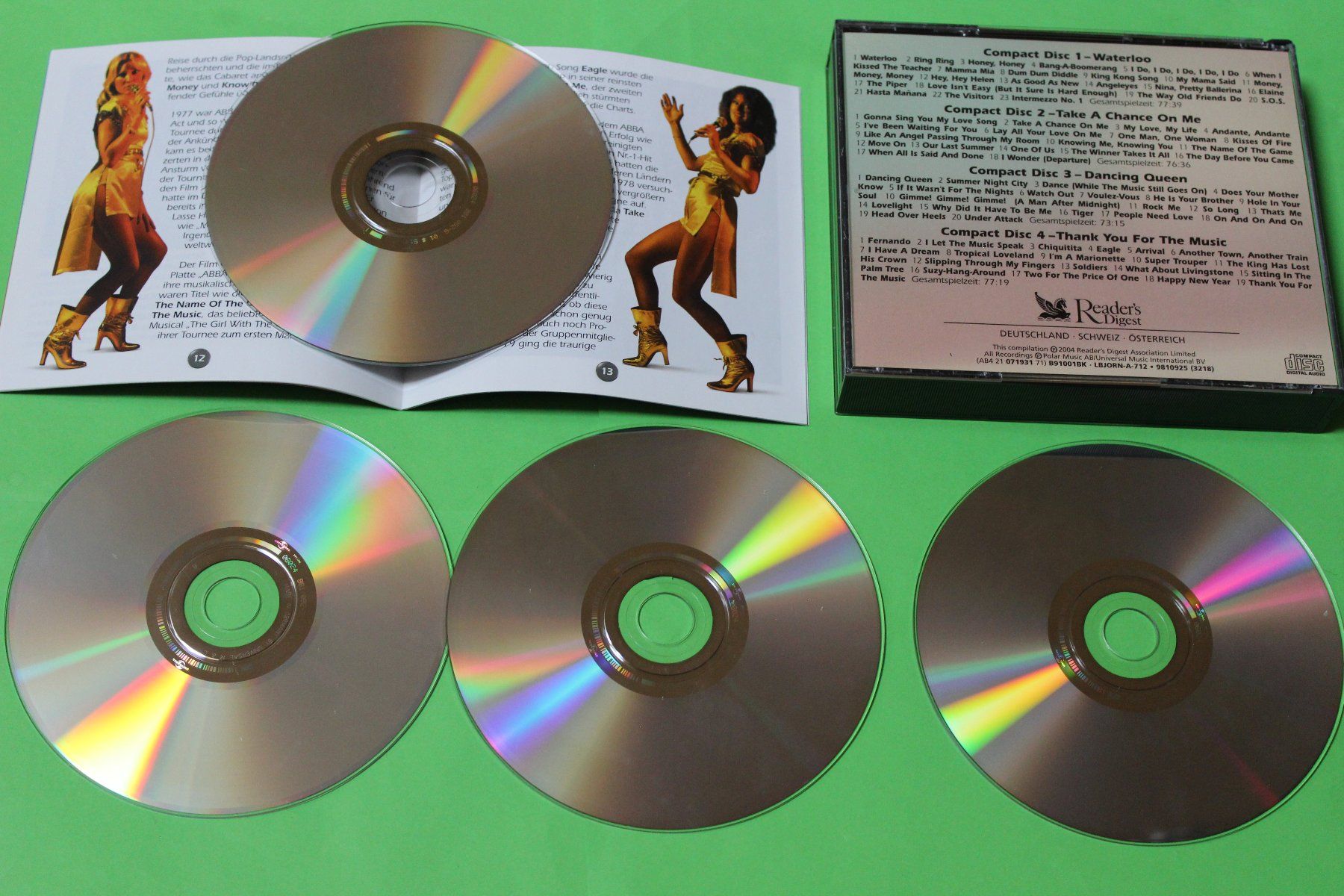 CDs: ABBA - THE ULTIMATE COLLECTION (Reader's Digest) 4CD – Gebraucht aus Tübach von JamesStone 6