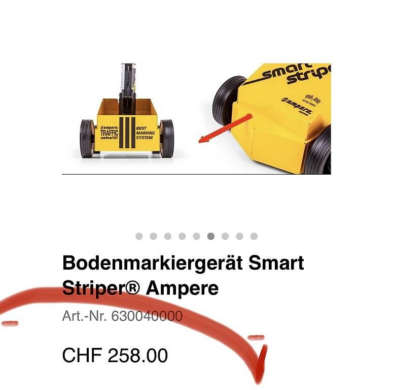 Tutte le macchine: neues Bodenmarkiergerät Smart Striper® Ampere – Nuovo e nell'imballaggio originale da Necker venduto da liq24 1