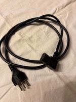 Câble d'alimentation noir, fiche Suisse type 23 - T23🔌(604)