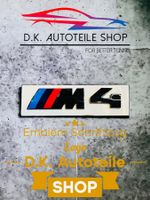 BMW M4 Emblem Logo Schriftzug NEU in Schwarz glänzend