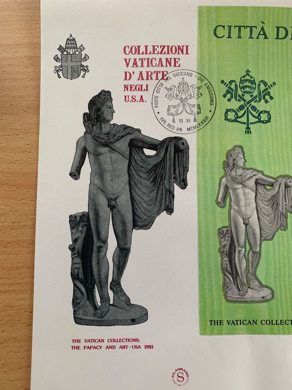 Alle Briefmarken: Vatikan Briefmarken Sammlung 1983 Kunst – Gebraucht aus Ibach von lisch3 2