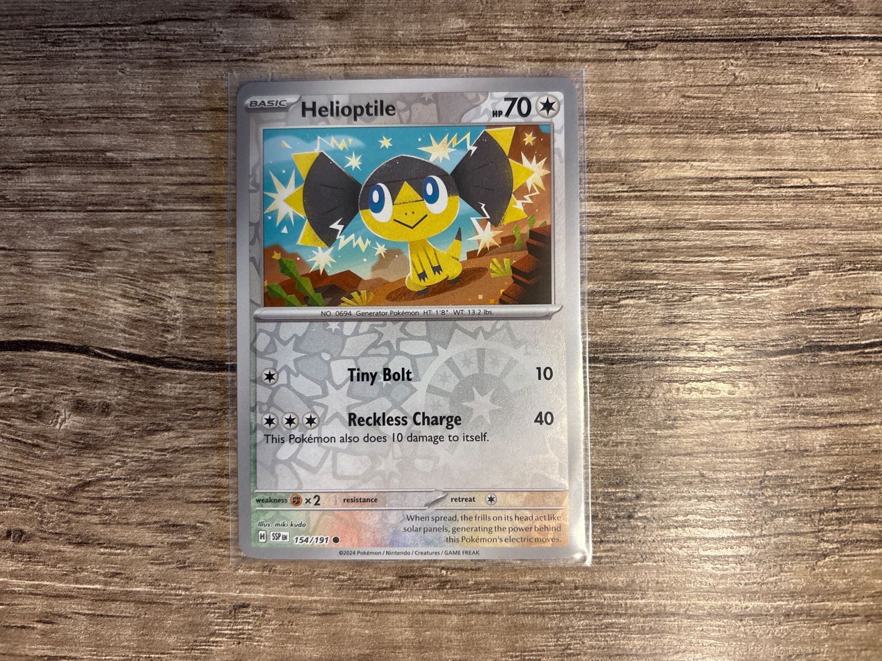 Pokémon Carte collezionabili: Helioptile SSP EN NM Reverse Holo – Nuovo (secondo la descrizione) da Frutigen venduto da swissTCGworld