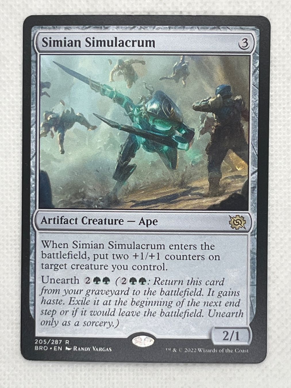 Magic The Gathering Carte collezionabili: Magic the Gathering: Simian Simulacrum - Selten! – Usato da Hinterkappelen venduto da Kim1992