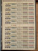 Page complète de timbres - 1977 - Christmas - Royaume-Uni