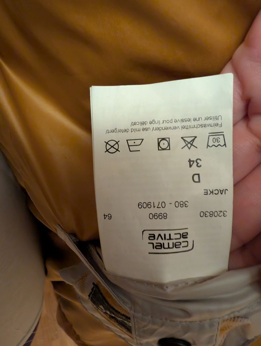 Camel Mäntel: Camel Active winter Jacket, Mustard Yellow, Size 34 – Gebraucht aus Zürich von morgannpz 6