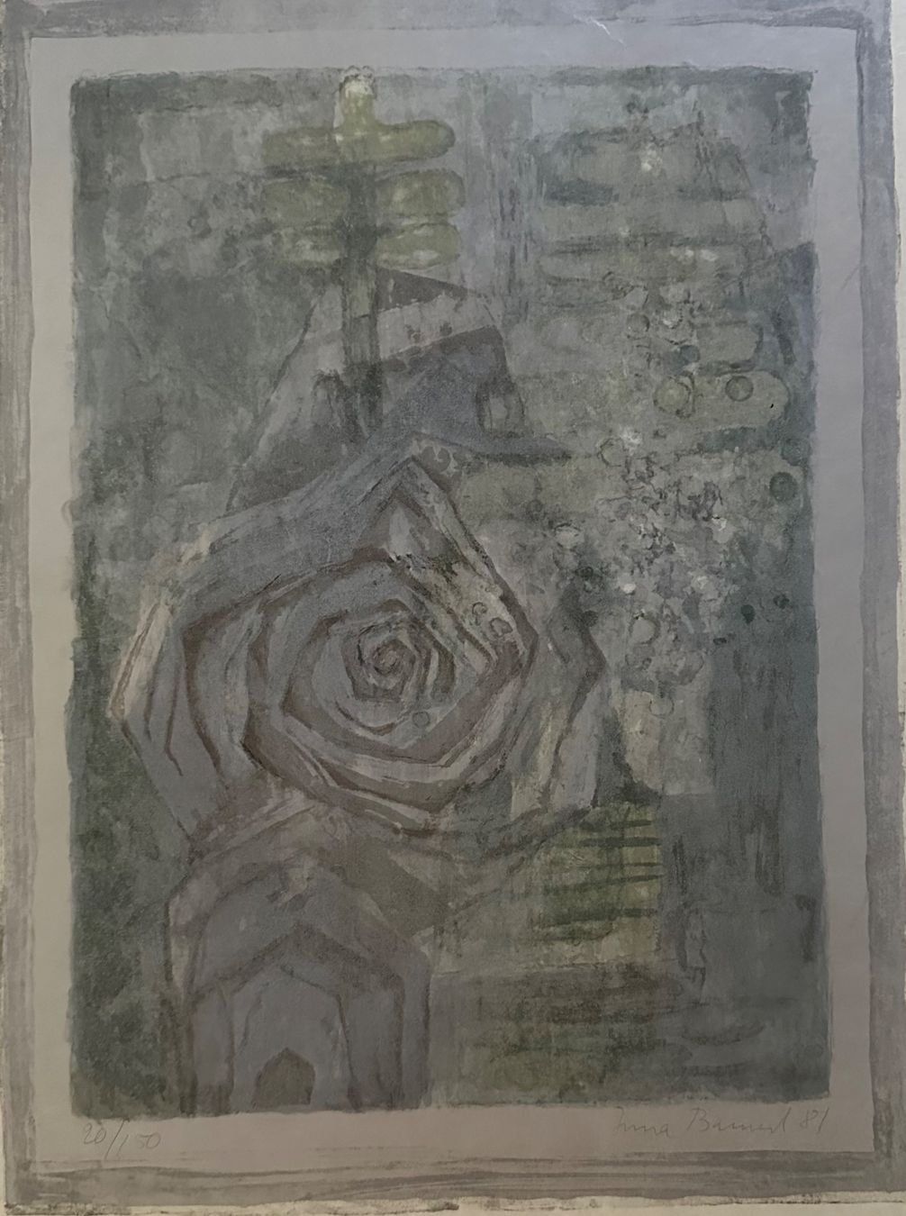 Grafica & Litografie: Irma Bamert (1925) Lithographie handsigniert nummeriert – Usato da Gersau venduto da grafik-kunst 5