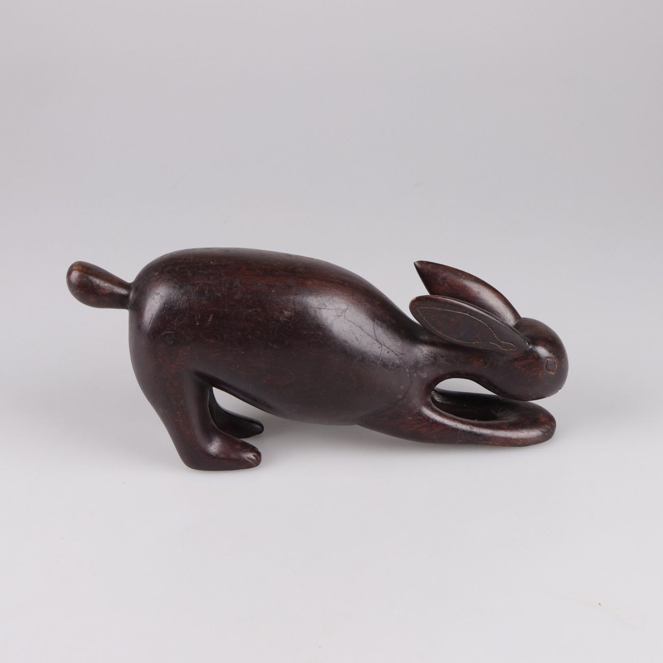 Sculture & Statue: Runder Hase - Holzfigur – Usato da Volketswil venduto da brockipfannenstil 2