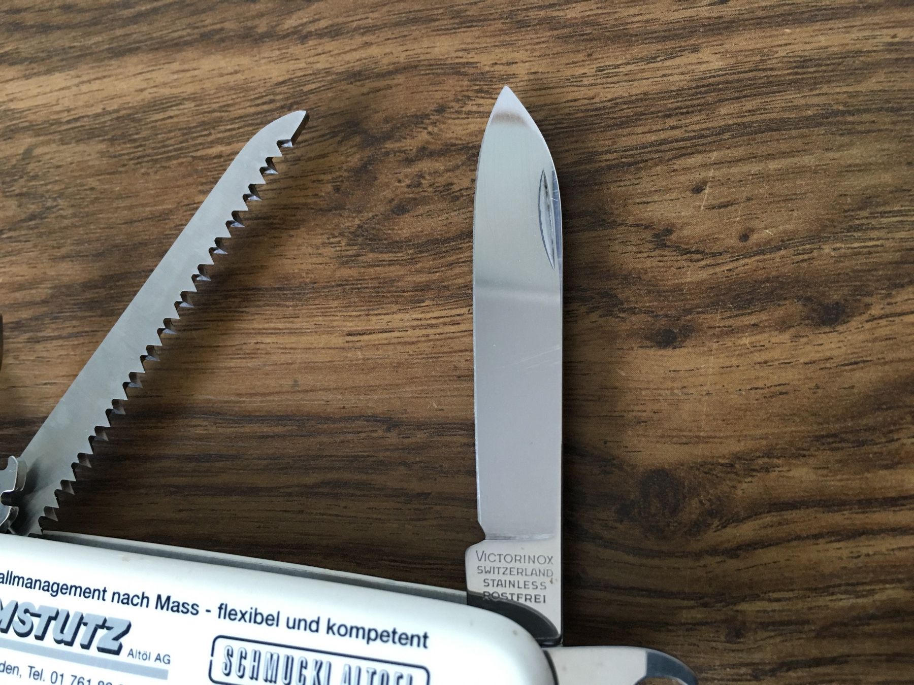 Victorinox Coltelli tascabile: VICTORINOX - Camper - Sackmesser - AMSTUTZ / SCHMUCKI – Usato da Andwil SG venduto da Rainboli 3