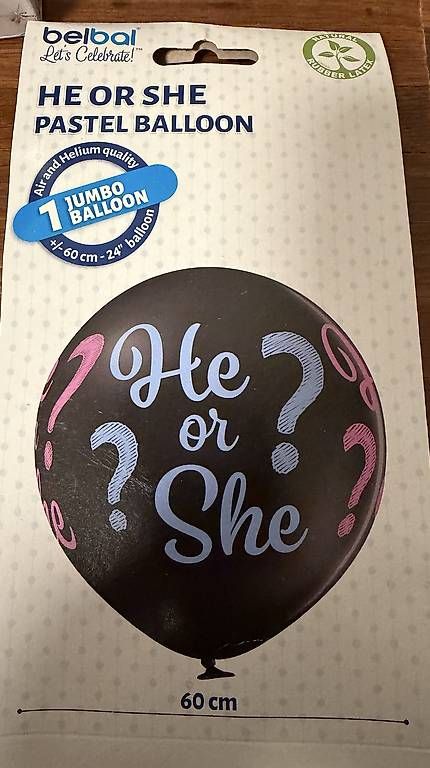 Giochi: He or She Pastel Balloon – Nuovo e nell'imballaggio originale da Winterthur venduto da Mausklick75 1