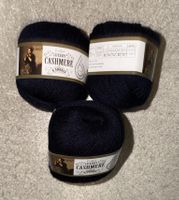 6 x 50 g tibetisch-blaues Kaschmirgarn