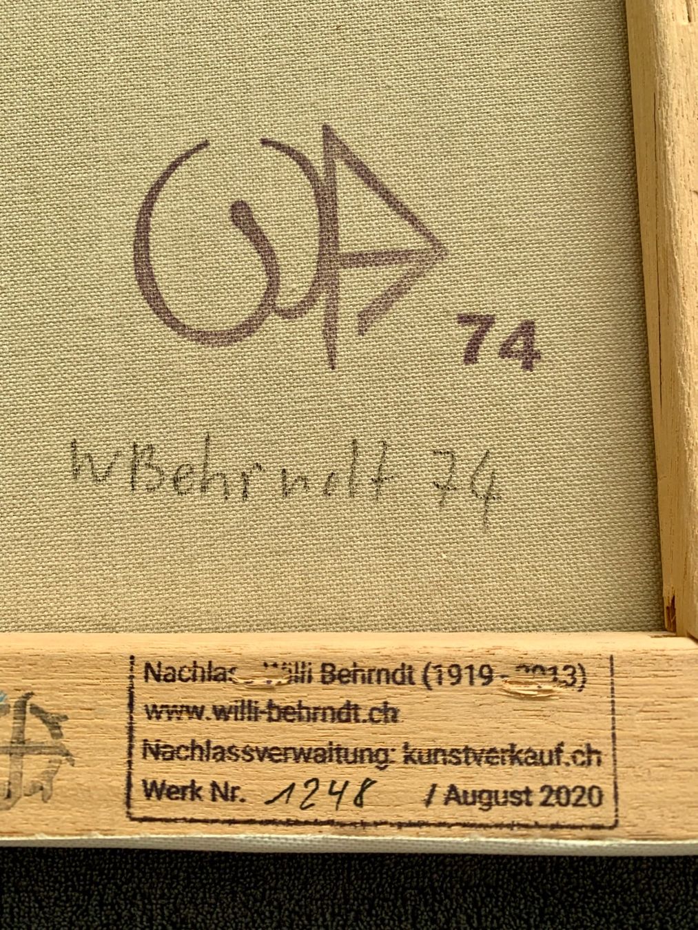 Dipinti: Willi Behrndt, Acrylgemälde – Usato da Regensdorf venduto da JoergR 7