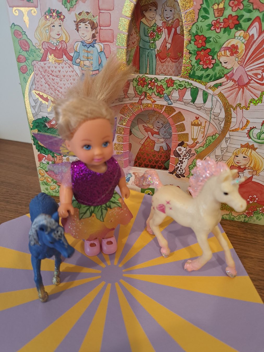 Schleich Giocattoli: Schleich Glitzerpferde mit Buch und Feenkind – Usato da bazenheid venduto da salerno007 7