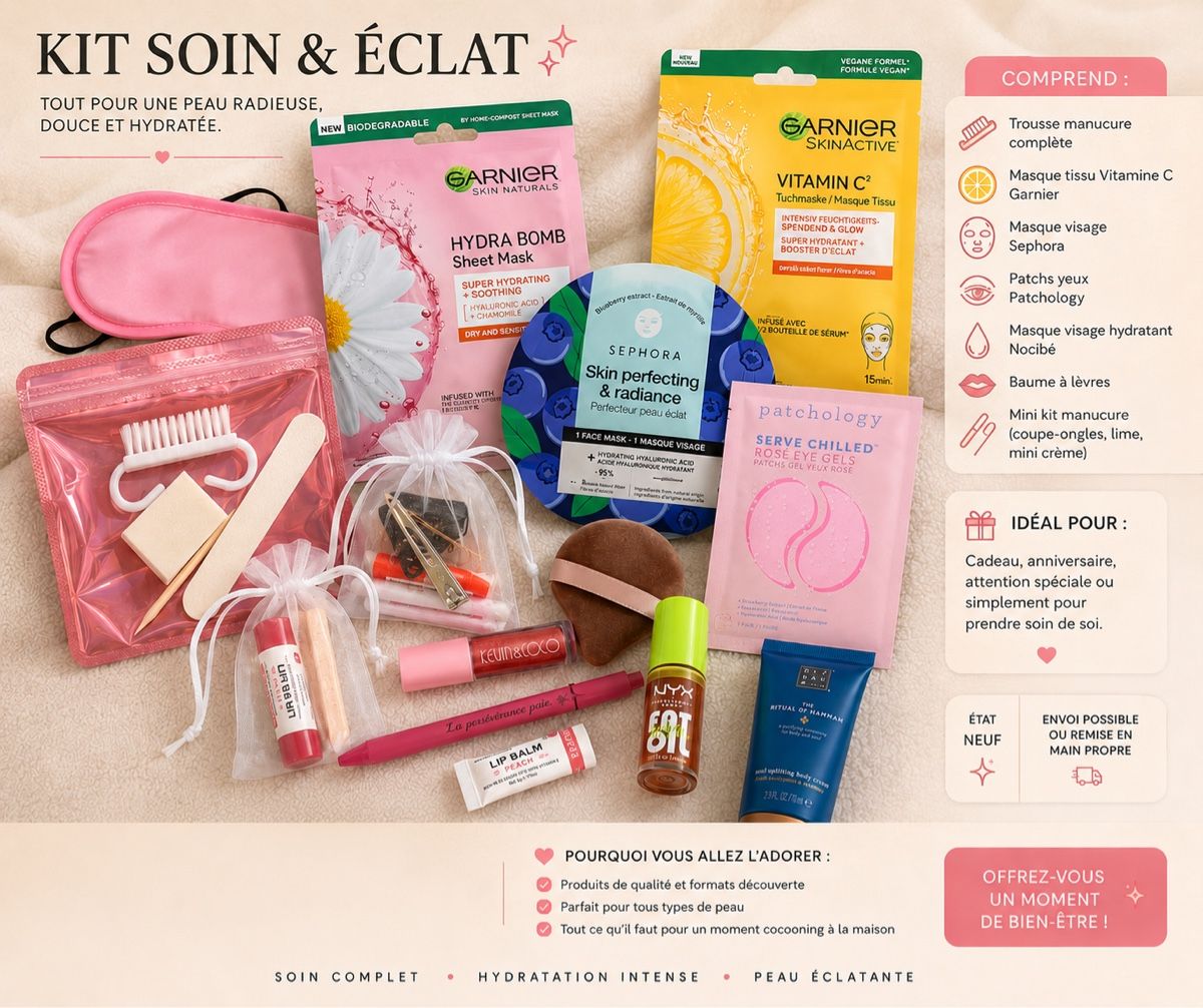 Cura del viso: COFFRET BIEN-ÊTRE & BEAUTÉ – Nuovo e nell'imballaggio originale da Bramois venduto da Inarretable.co