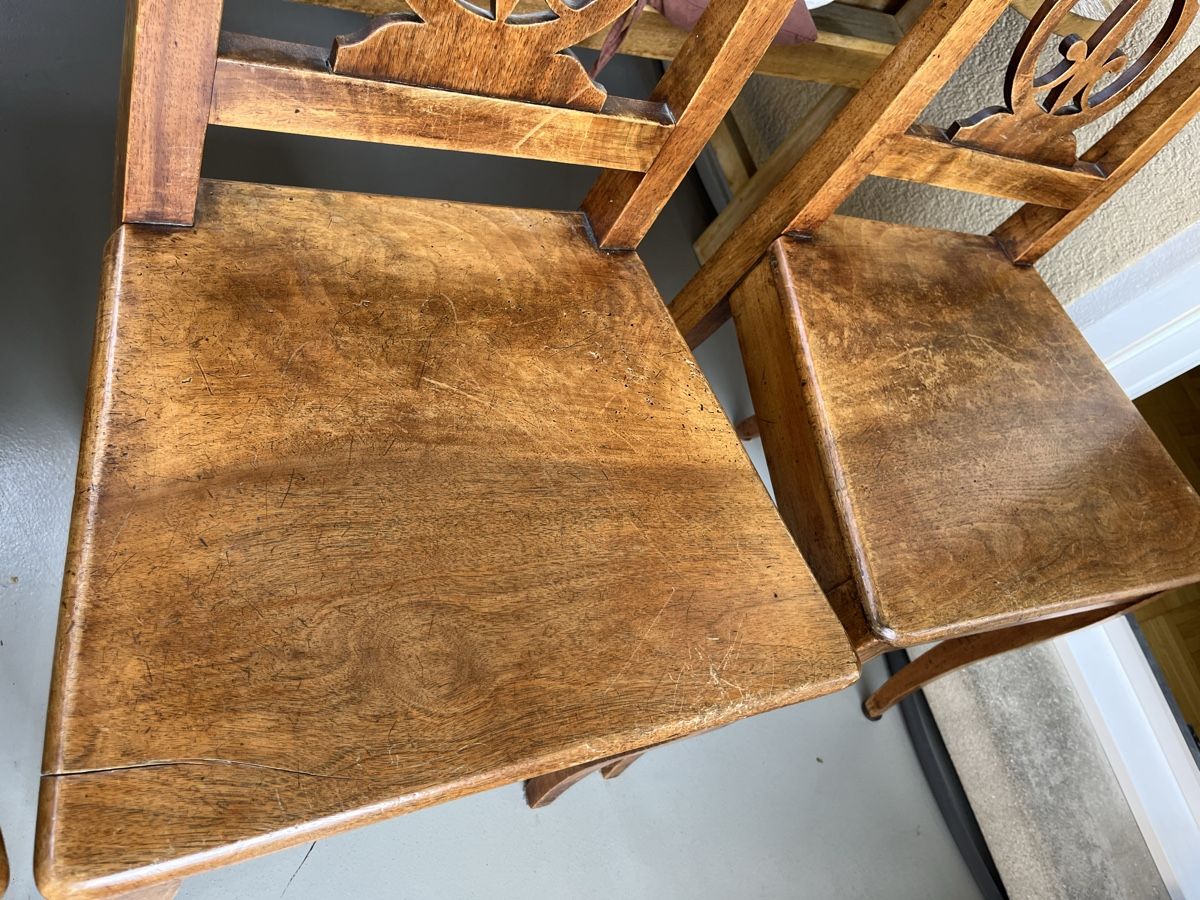 Chaises: 4 biedermeier stühle kirschholz – D'occasion à Lengnau BE par Meij 6