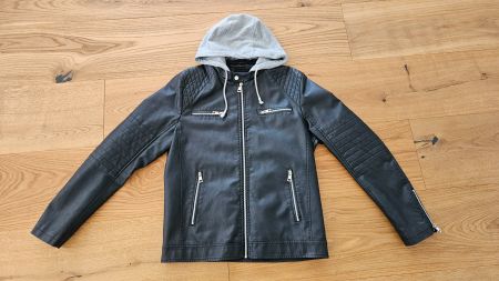 Stylische Herren Kunstlederjacke von Forex – Größe XL