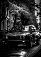 BMW Oldtimer Leinwandbild 50x70cm NEU