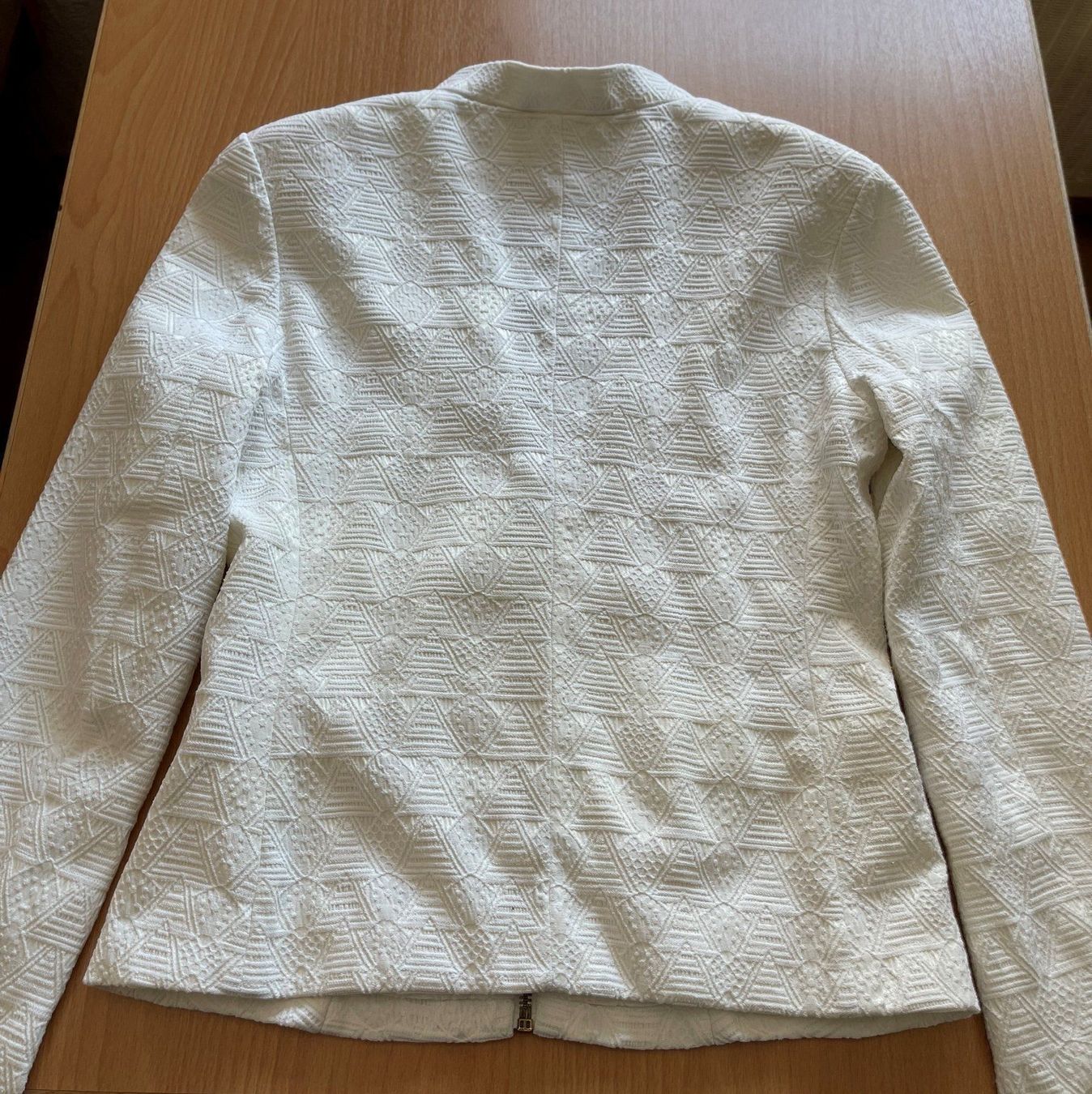 Zebra Giacche: Creme weisser Blazer mit Muster – Nuovo (secondo la descrizione) da Basel venduto da Seifehuesli 3