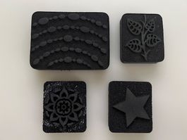 Set di 4 timbri decorativi