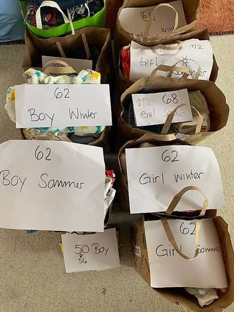 Baby Kleider Paket Junge Gr. 56-68, Je Sack 20.00