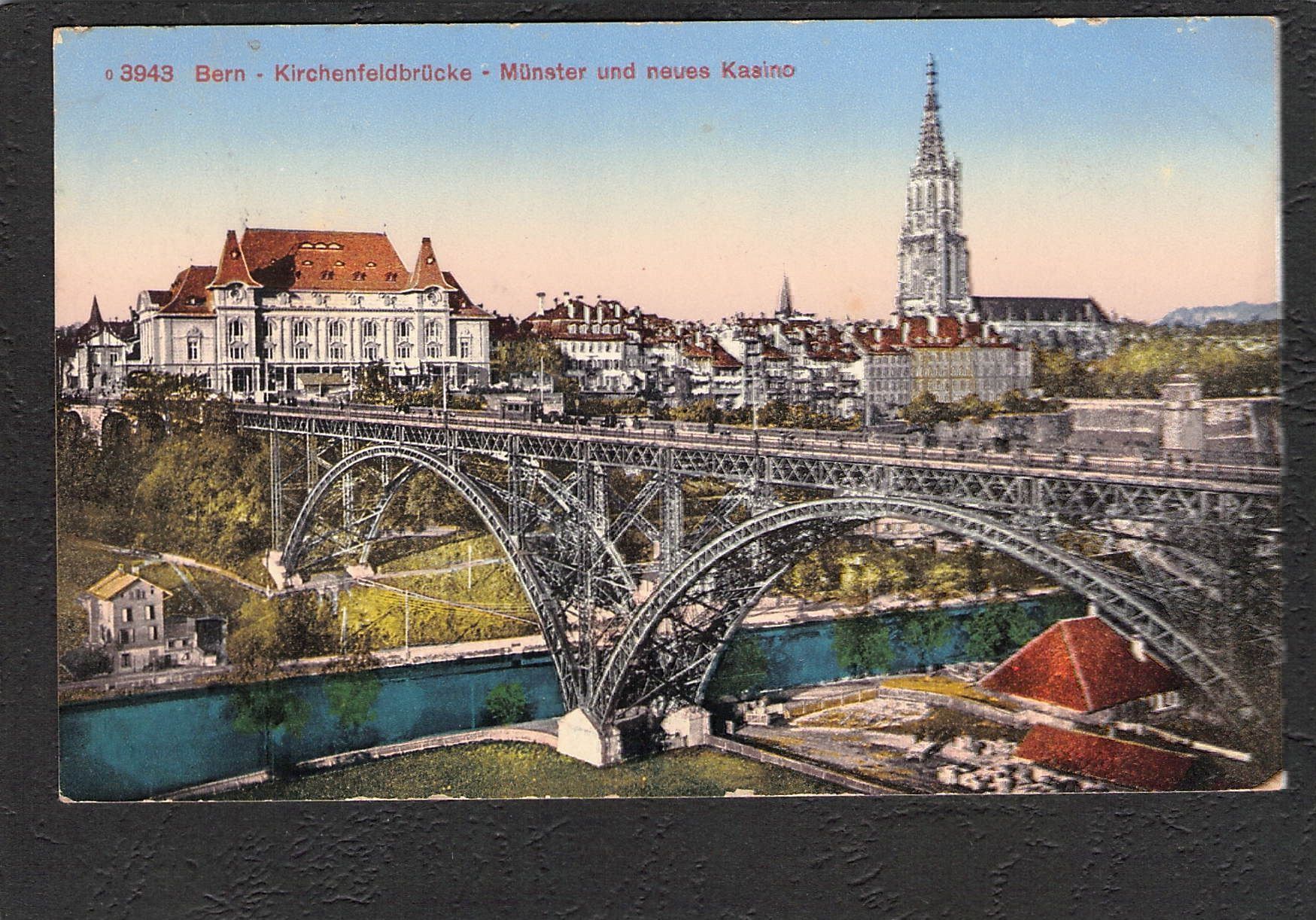 Cartoline postali: AK. Bern , Kirchenfeldbrücke – Usato da Reichenburg venduto da ibiza18