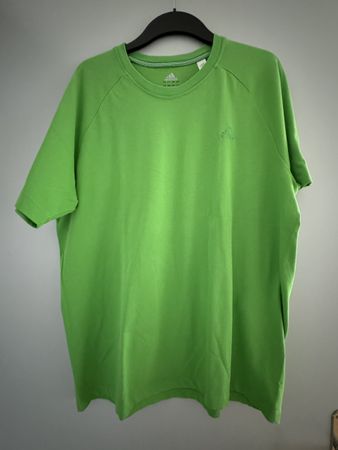 Adidas T-Shirt, Grösse L, grün - sportlich & bequem!