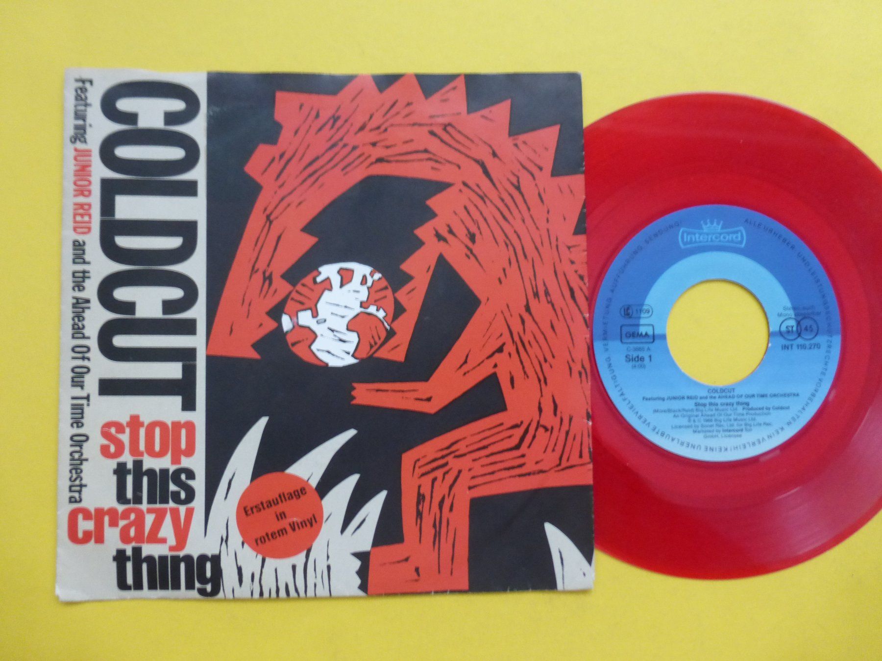 Schallplatten: Coldcut Featuring Junior Reid - Stop This Crazy Thing – Gebraucht aus Zürich von Swiss57