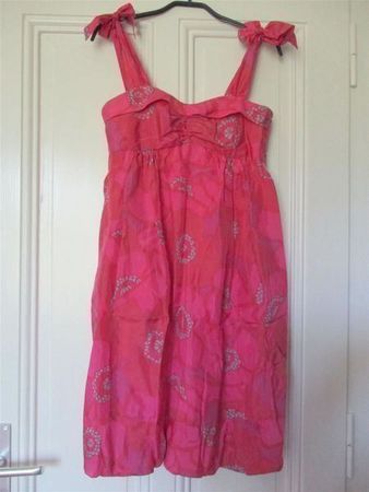 MARC JACOBS : Robe en soie rose 36