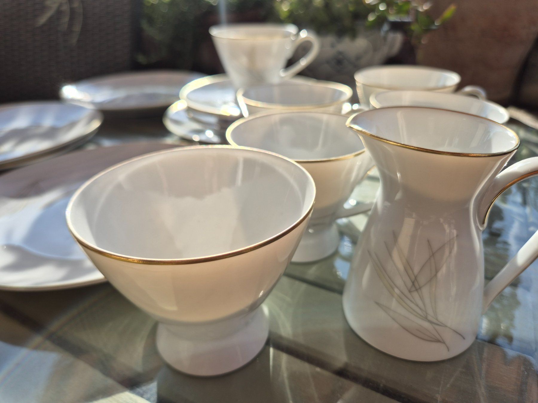 Rosenthal Geschirrsets: Kaffeeservice Rosenthal "Gräser, "Form 2000, Design 50er – Gebraucht aus Bern von aronari 1