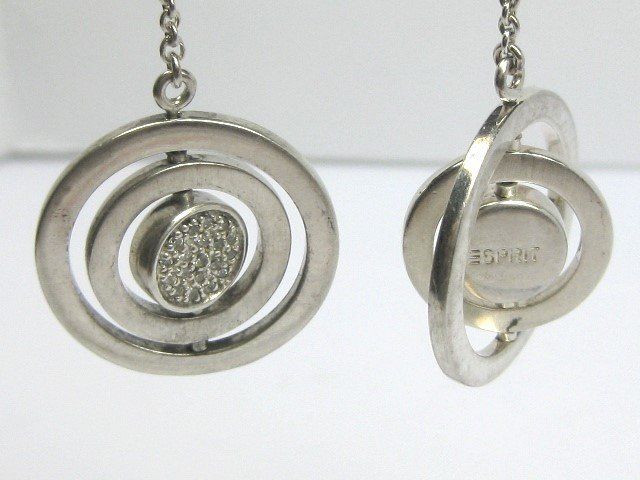 Esprit Orecchini pendenti & Orecchini a lobo: Ohrringe Ohrhänger Silber 925 drehbare Ringe Esprit – Usato da Ermatingen venduto da Decovin 3